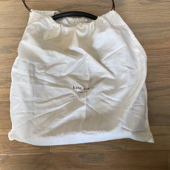 Kate Spade Front Pocket Black Leather Quinn Tote with Dust Bag - Picture 10 of 10